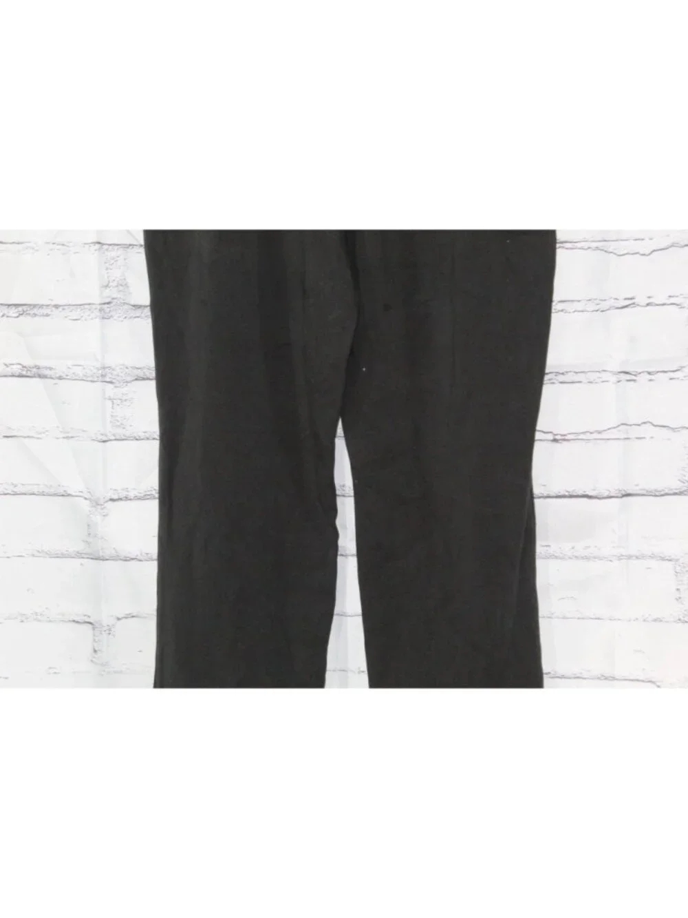 LL Bean Perfect Fit Pants Slim Black Everyday Casual Size Medium